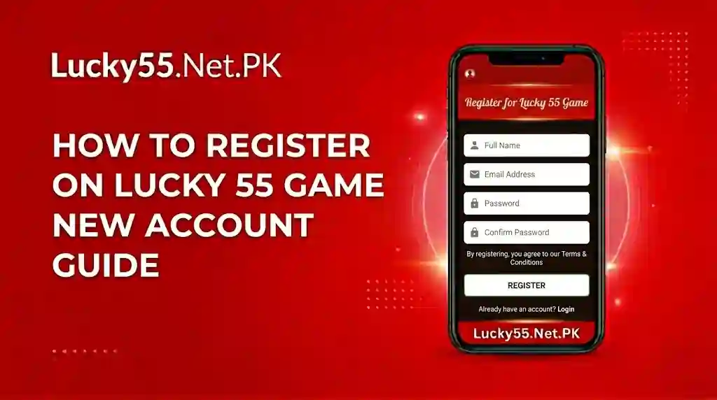 Register on Lucky 55 Game
